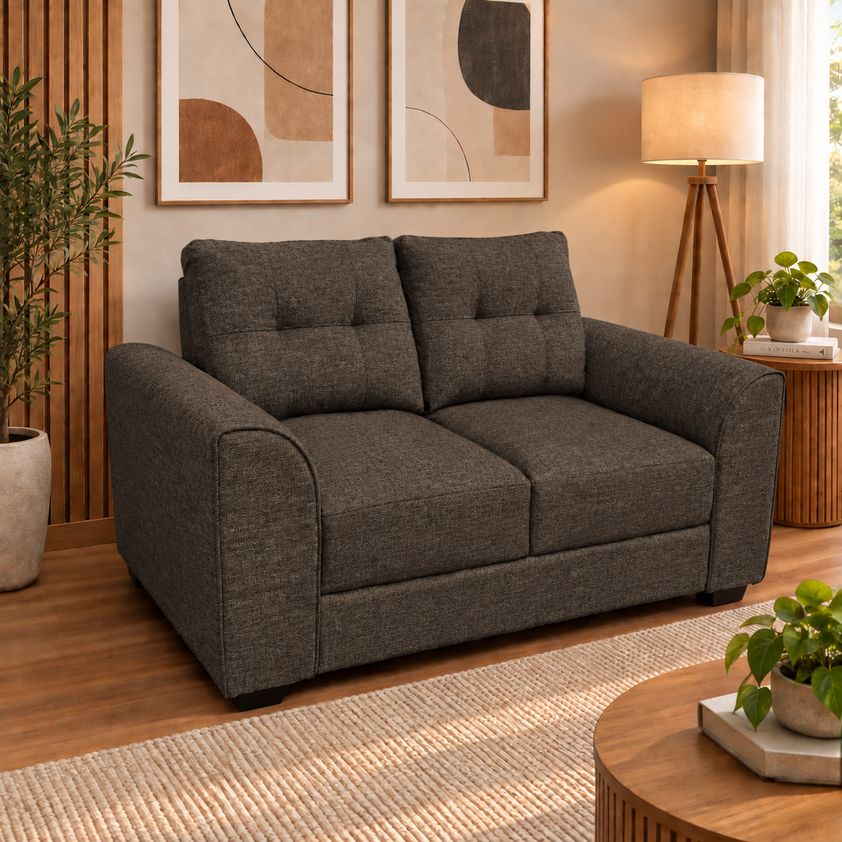 Sofa Omid en Chenille Tipo Lino