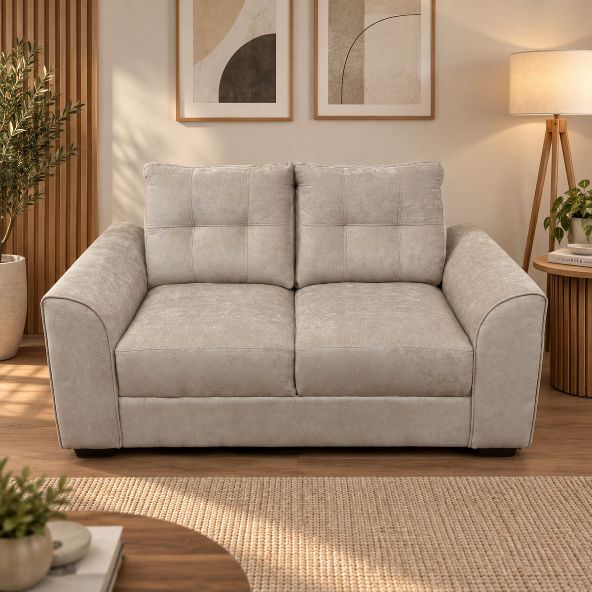 Sofa Omid en Chenille Tipo Lino