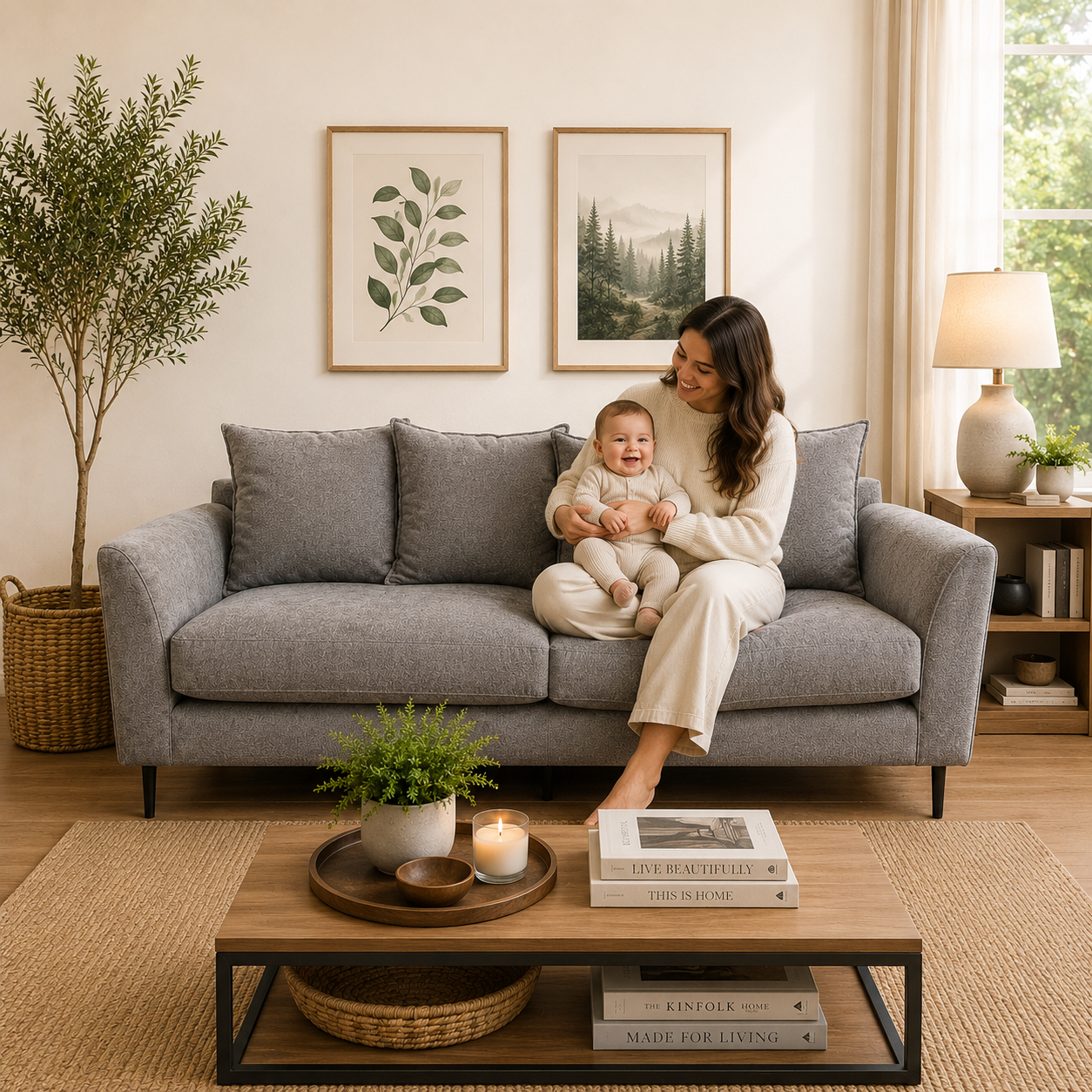 Sofa Narciso en Chenille Hidrotex