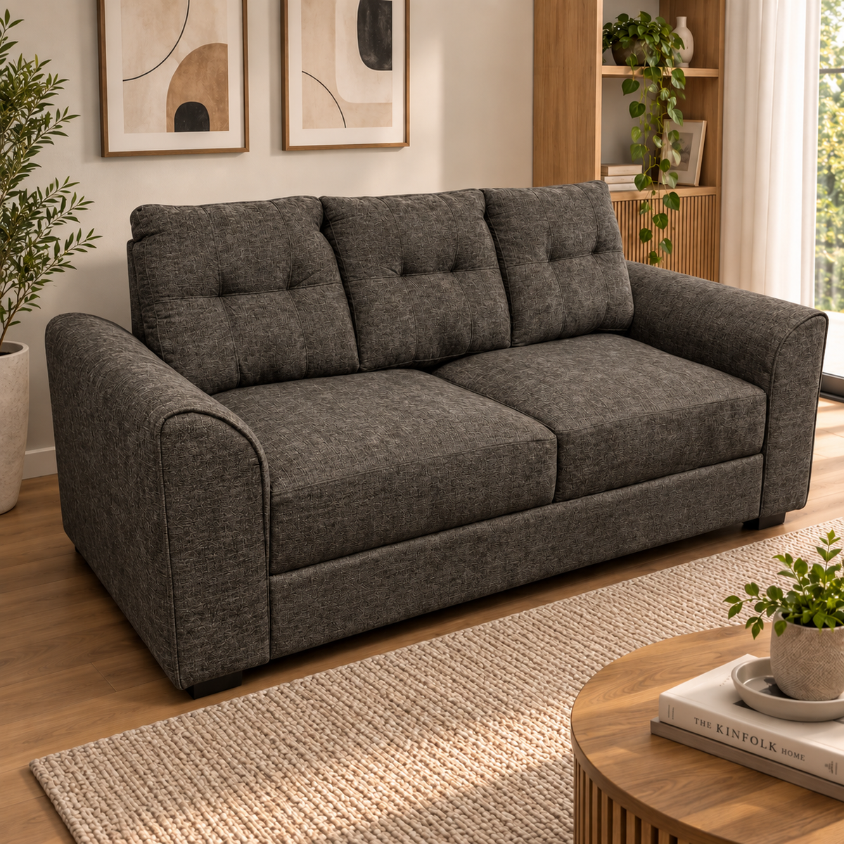 Sofa Omid en Chenille Tipo Lino