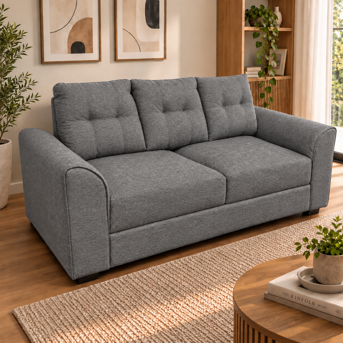 Sofa Omid en Chenille Tipo Lino