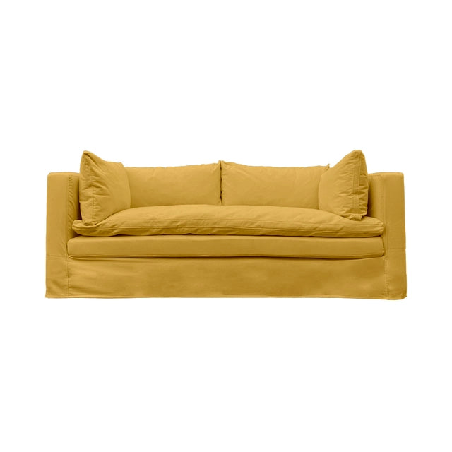 Sofa Puelo con Funda en Chenille Tipo Lino