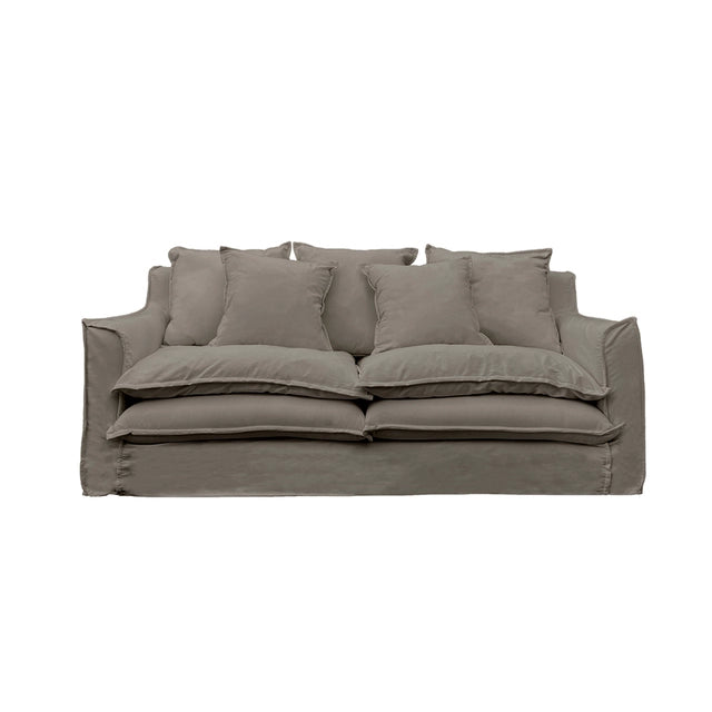 Sofa Puangue con Funda en Chenille Tipo Lino