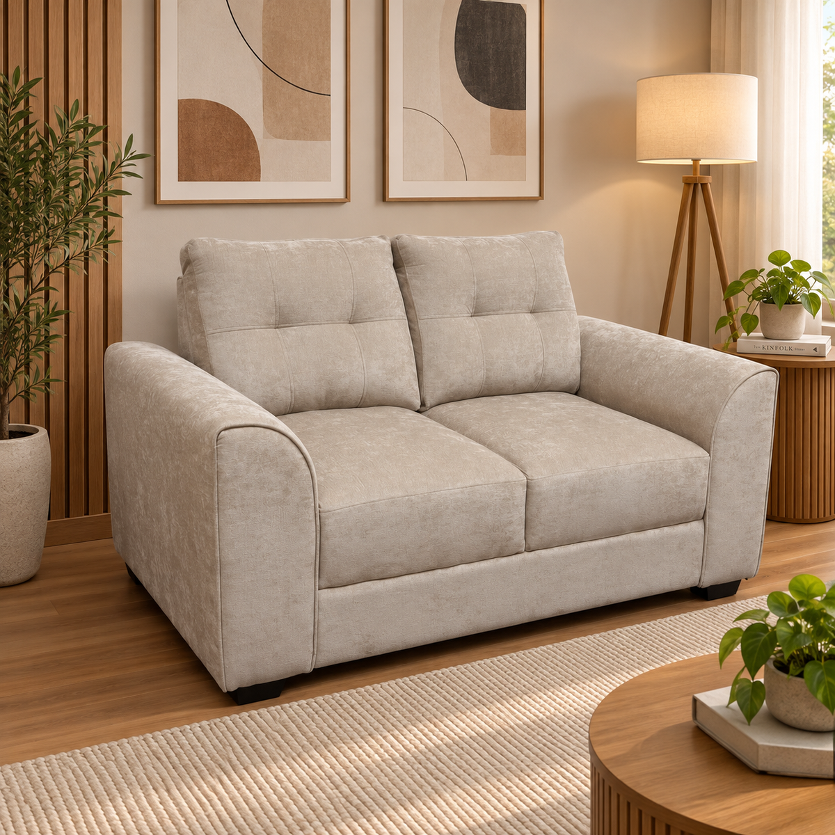 Sofa Omid en Chenille Tipo Lino