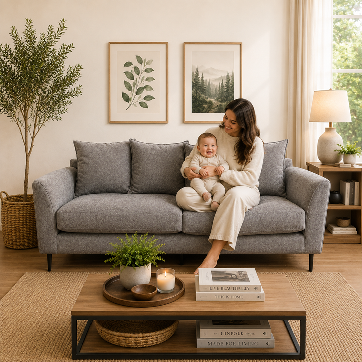 Sofa Narciso en Chenille Hidrotex