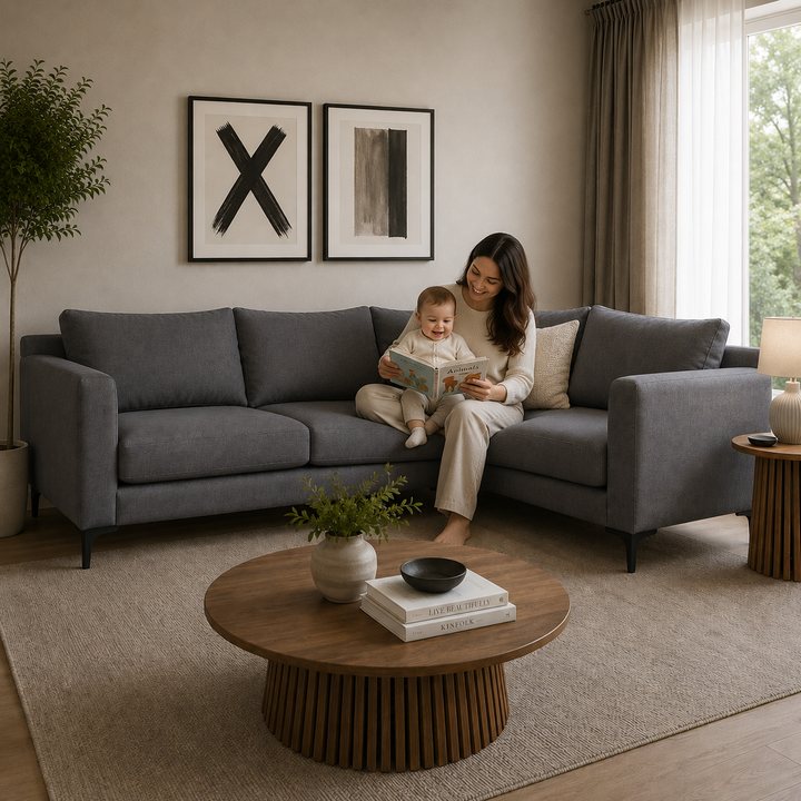 Seccional Alanna en Chenille Hidrotex