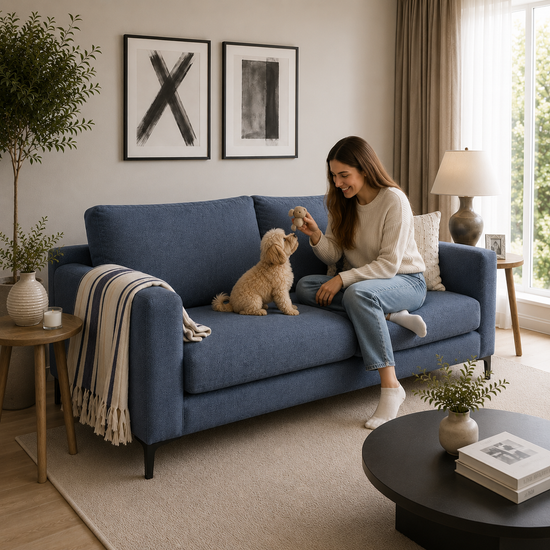 Sofa Alanna en Chenille Hidrotex
