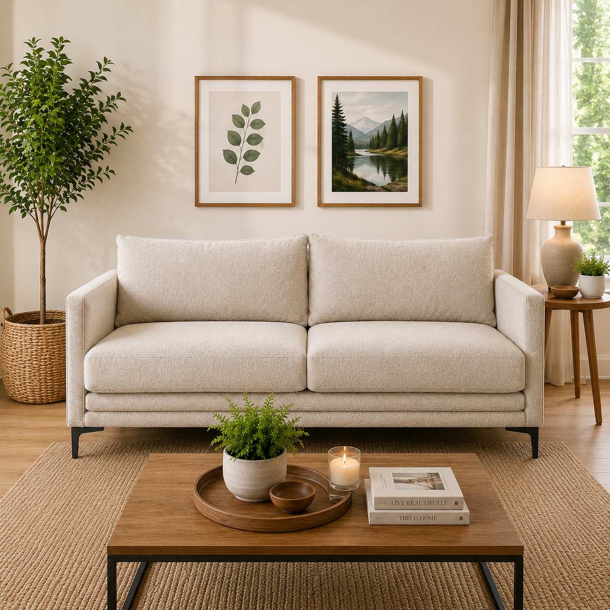 Sofa Bureo en Felpa