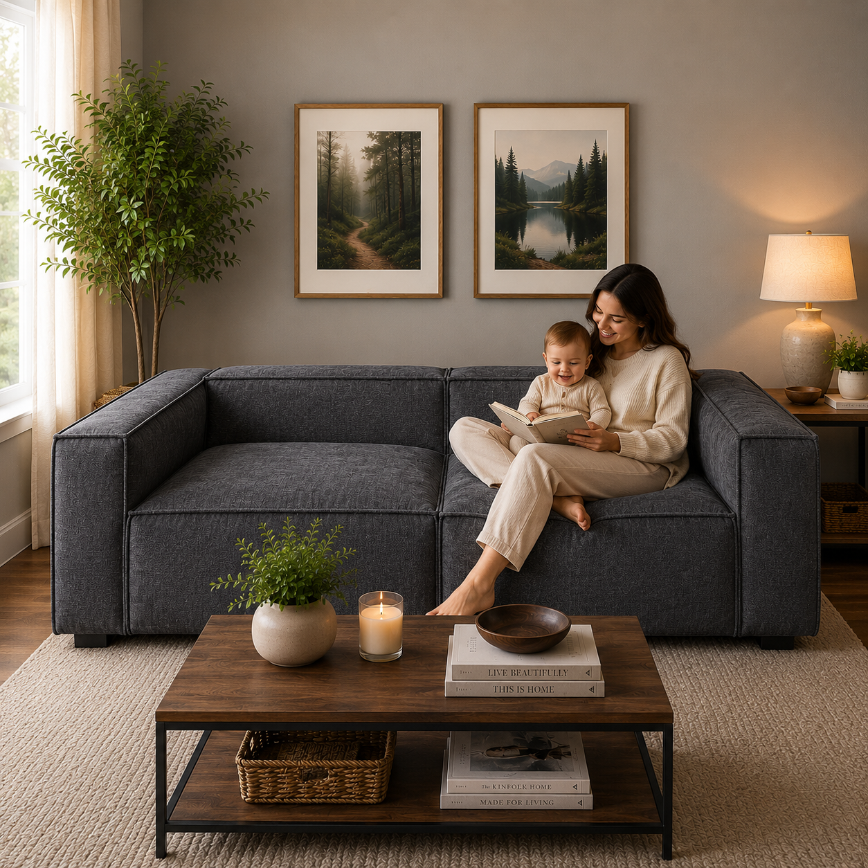 Sofa Enco en Chenille Hidrotex