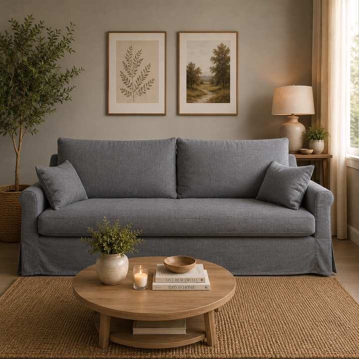 Sofa Lircay con Funda en Lino