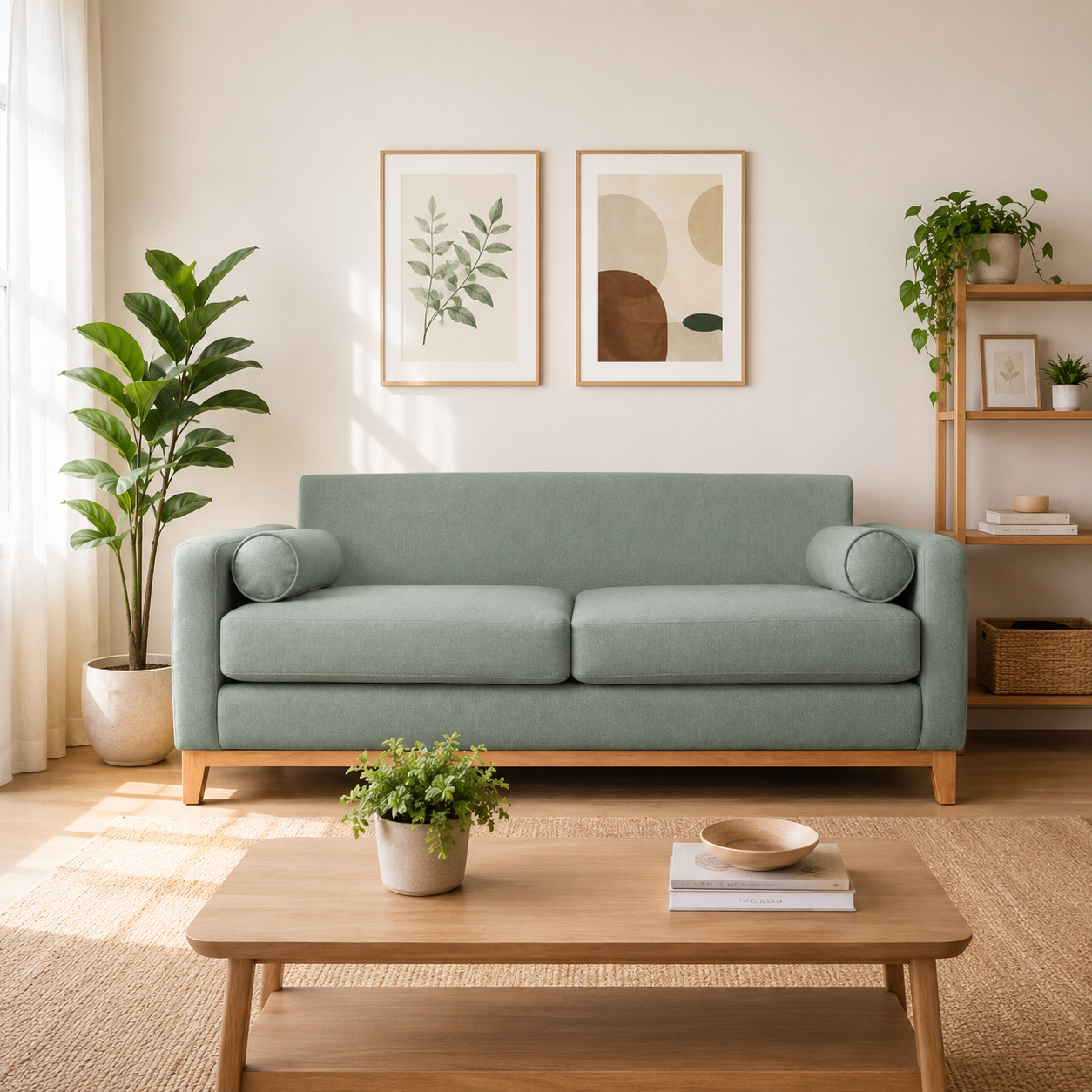 Sofa Meli en Chenille Tipo Lino