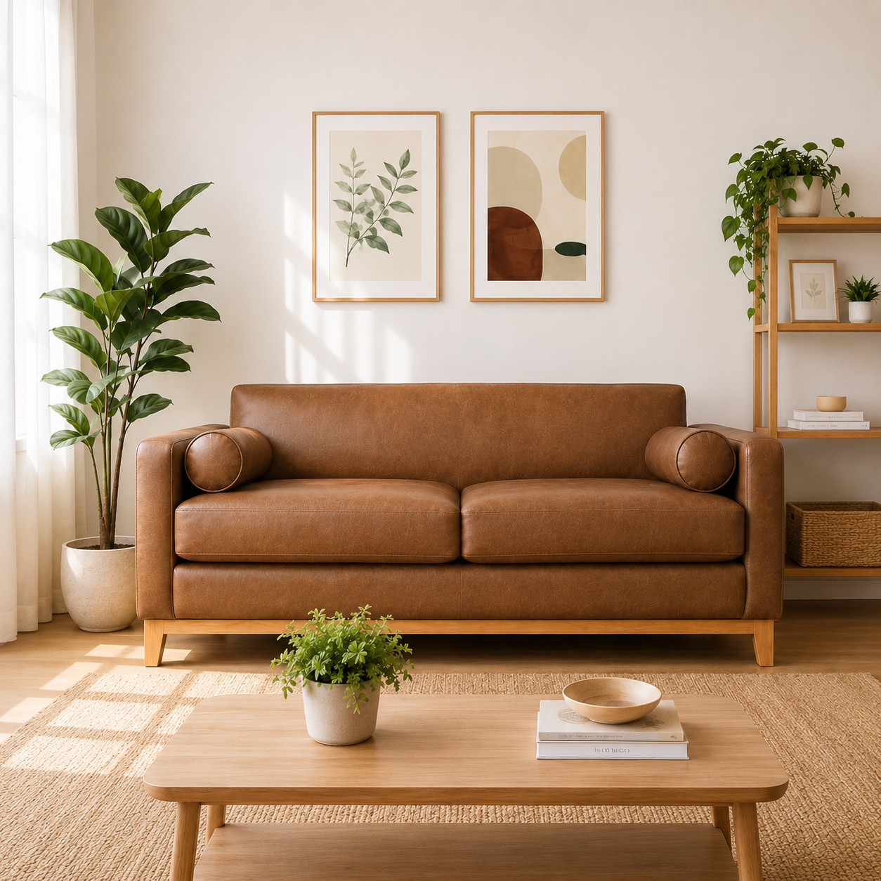 Sofa Meli en Cuero Reconstituido