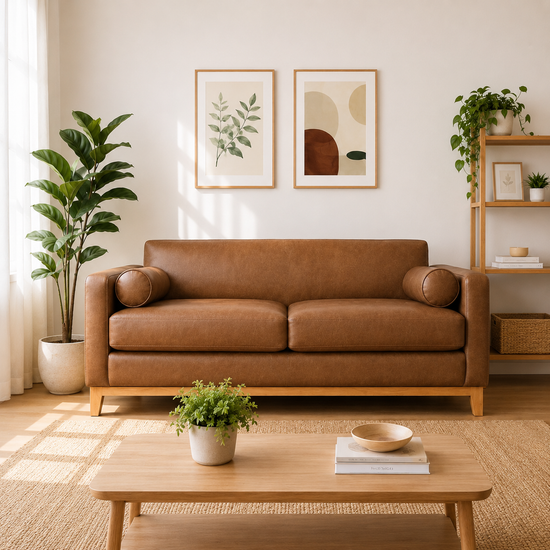 Sofa Meli en Cuero Reconstituido