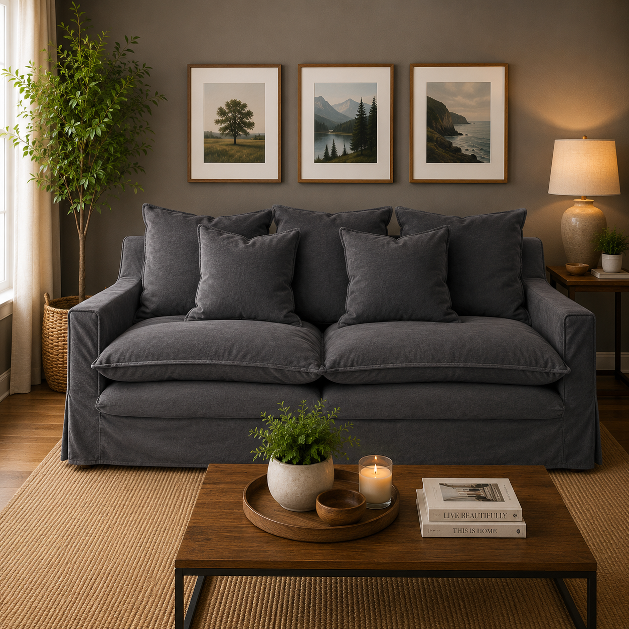 Sofa Puangue con Funda en Felpa