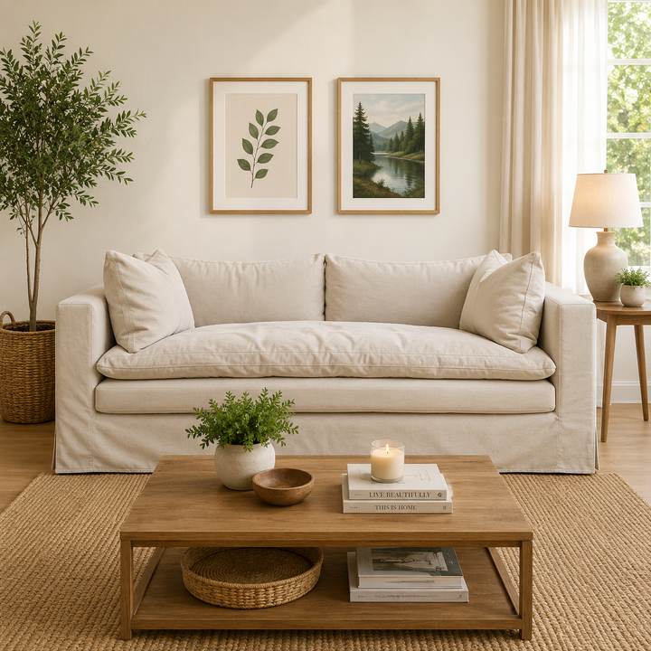 Sofa Puelo con Funda en Lino