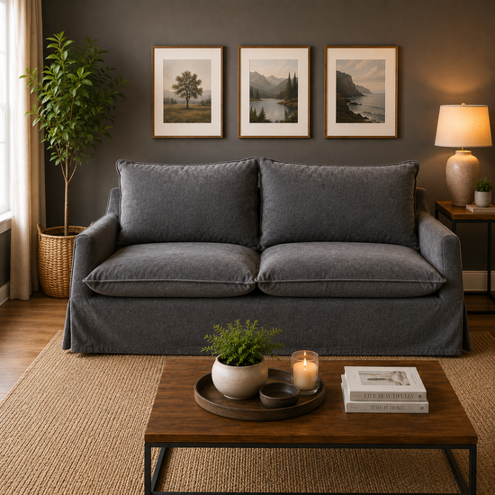 Sofa Rehue con Funda en Felpa
