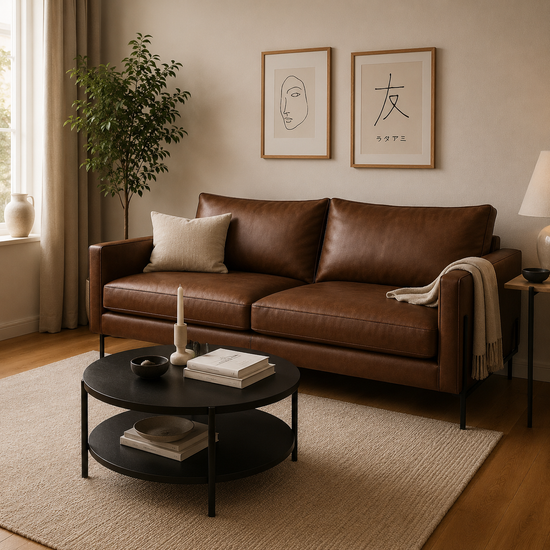 Sofa Azalea en Cuero Reconstituido