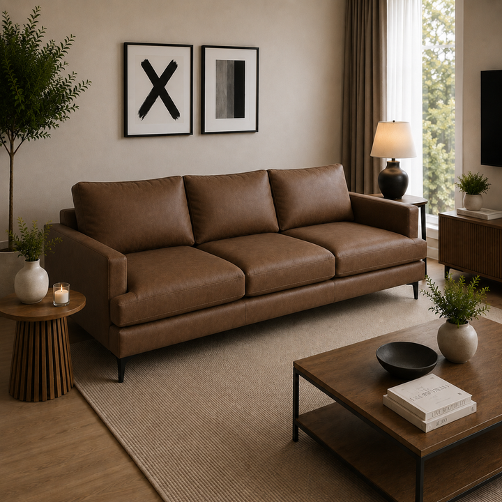 Sofa Aldara en Cuero Reconstituido