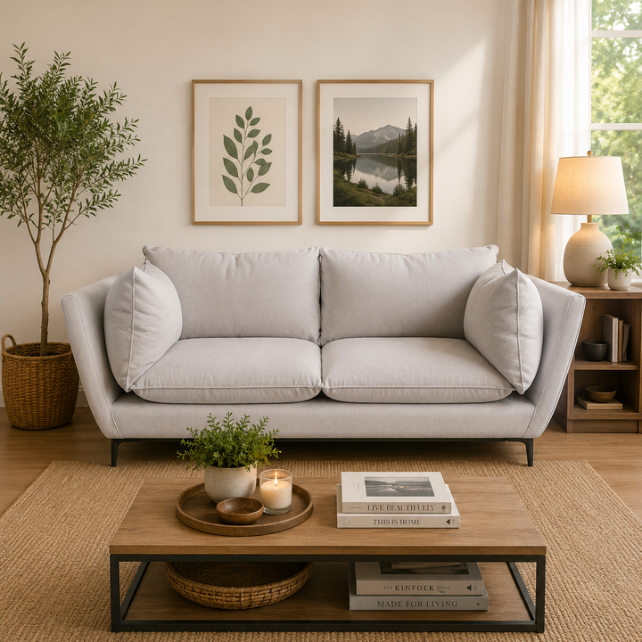 Sofa Garmendia en Chenille Tipo Lino