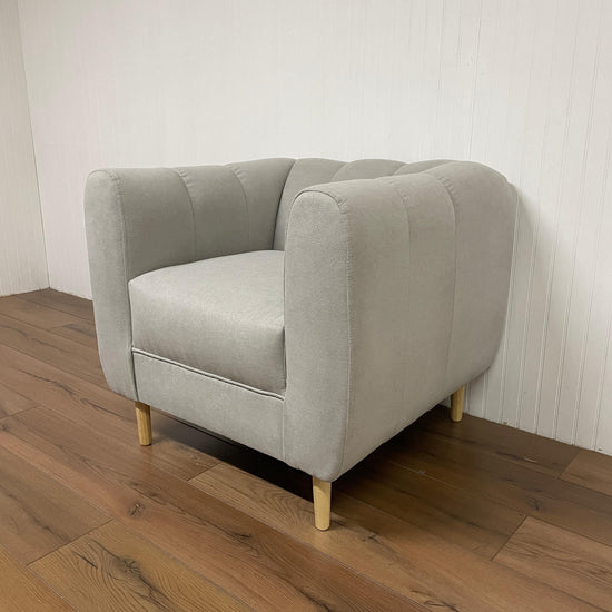 Sillon Lynette en Chenille Tipo Lino
