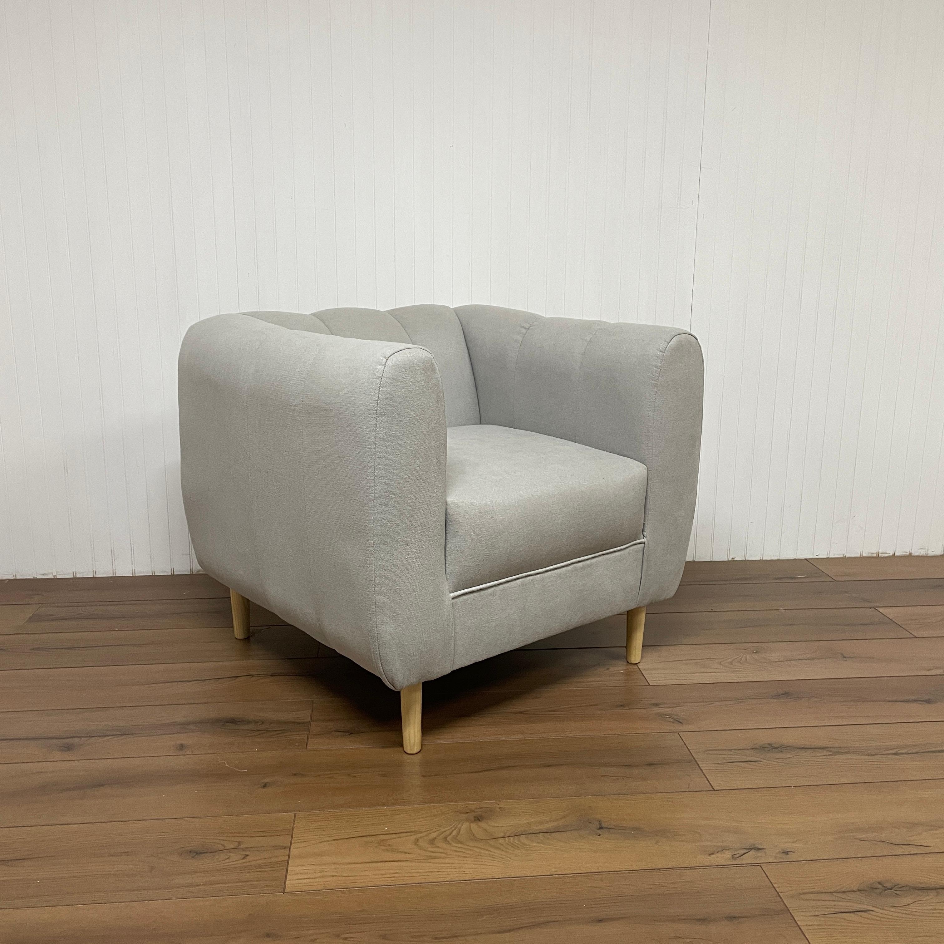 Sillon Lynette en Chenille Tipo Lino