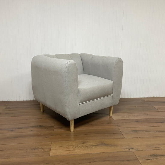 Sillon Lynette en Chenille Tipo Lino