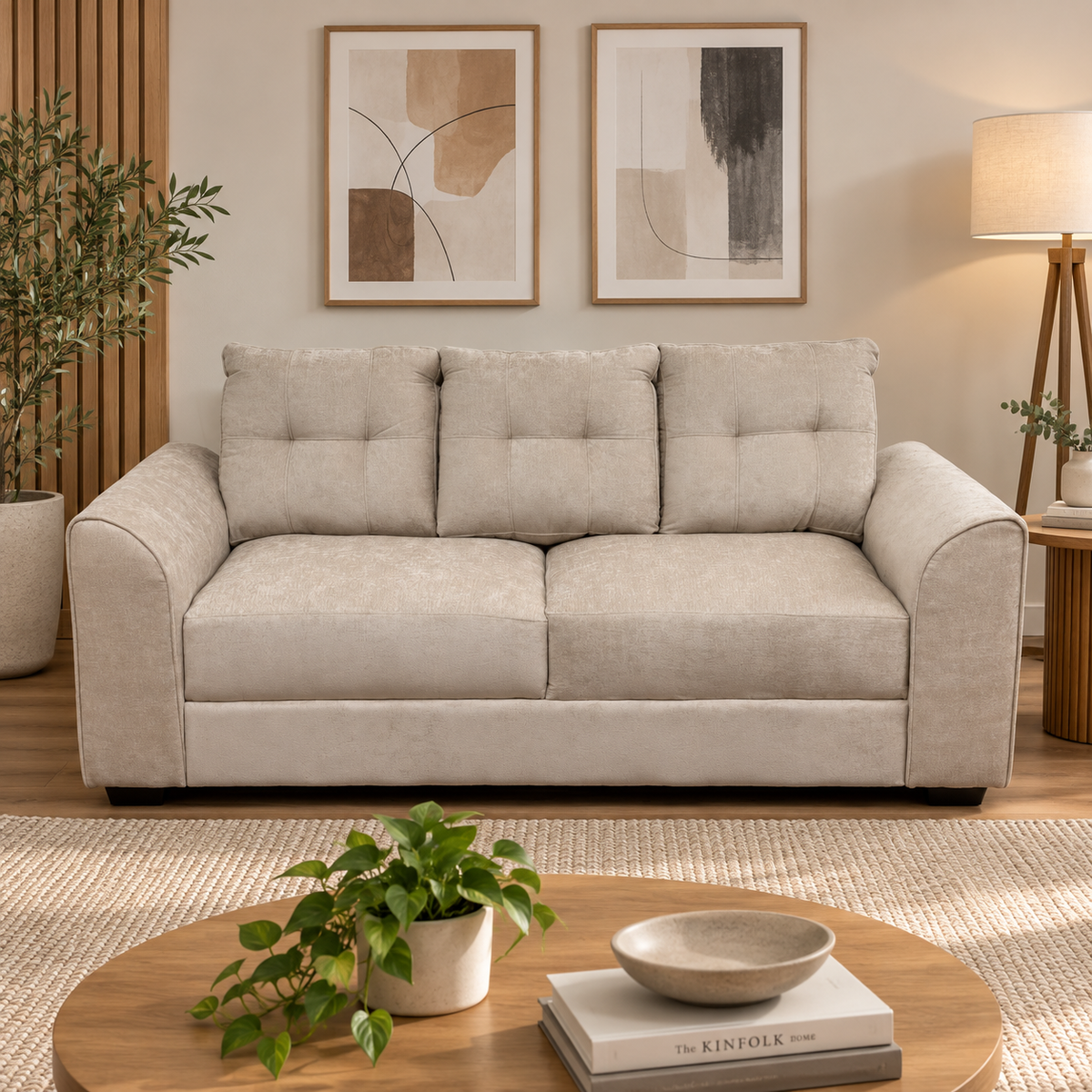 Sofa Omid en Chenille Tipo Lino