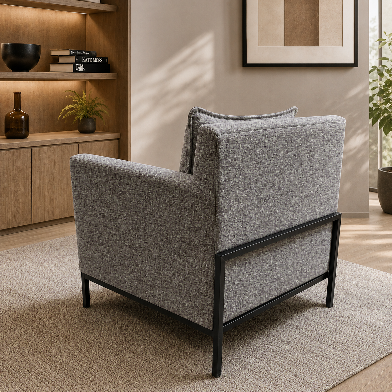 Sitial New Ancoa en Chenille Tipo Lino