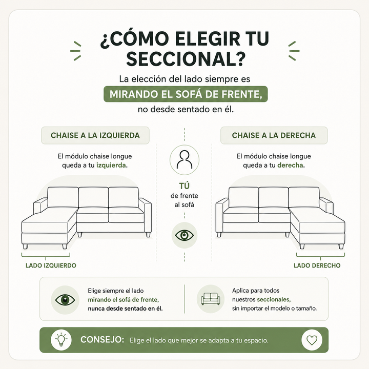 Seccional Puangue con Funda en Lino